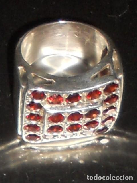 Joyeria: ANTIGUO ANILLO CON PAVE DE GRANATES - Foto 14