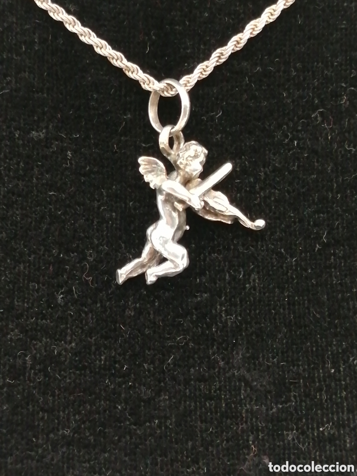Joyeria: Colgante plata de ley. Querub&iacute;n - Foto 4