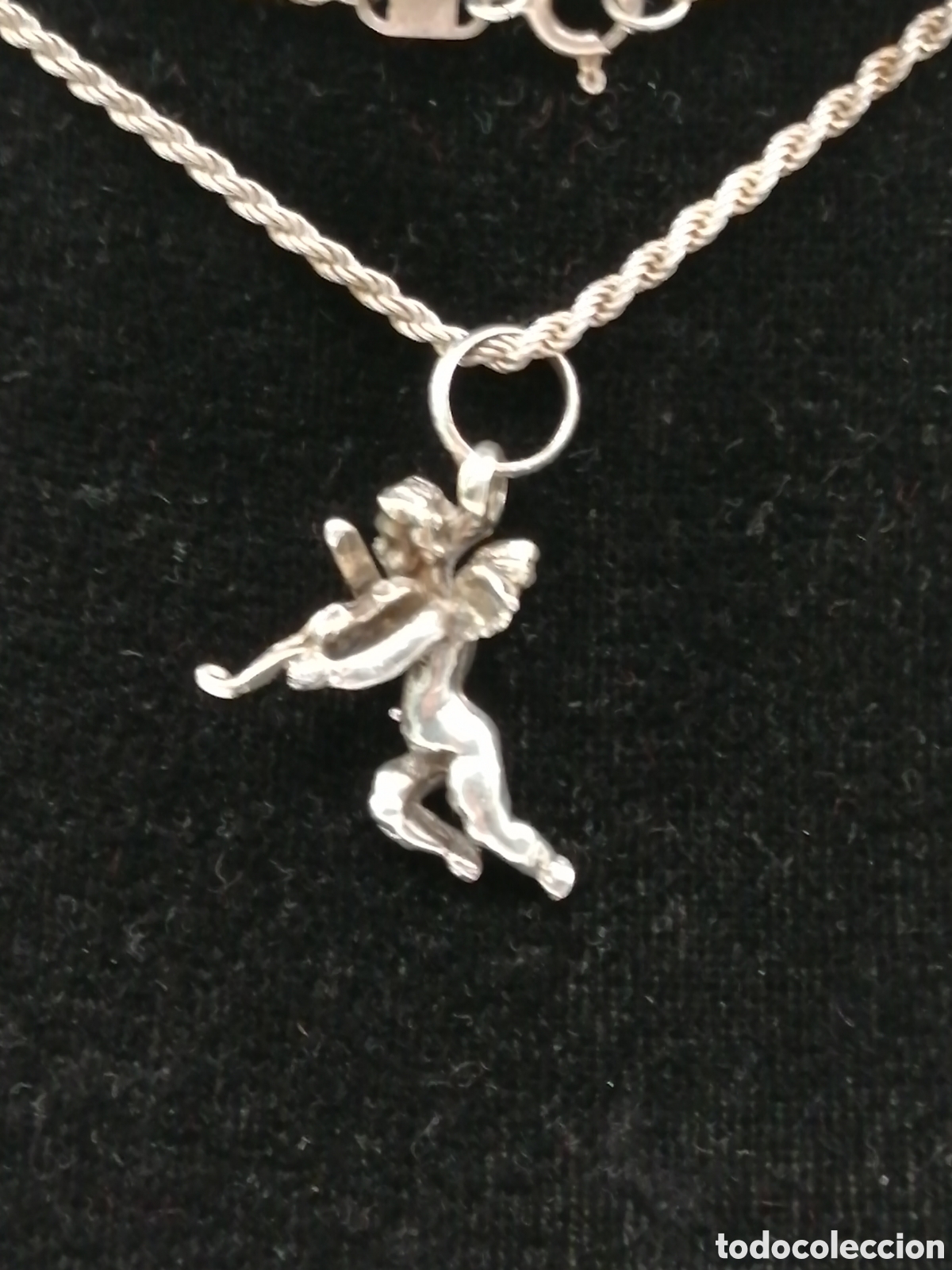 Joyeria: Colgante plata de ley. Querub&iacute;n - Foto 5