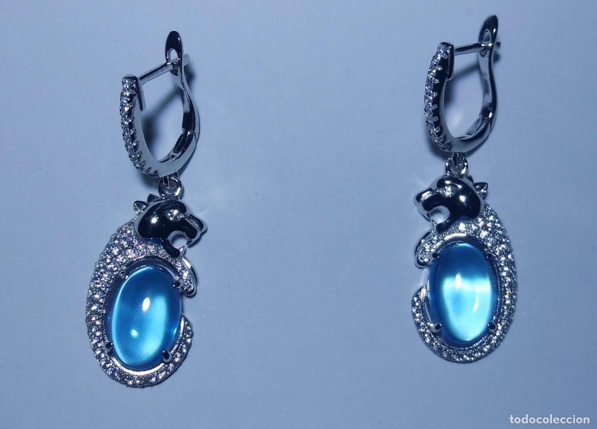 Schmuck: Pendientes panteras.