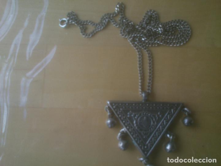 Joyeria: Cadena de plata contrastada de 925 con colgante. - Foto 1