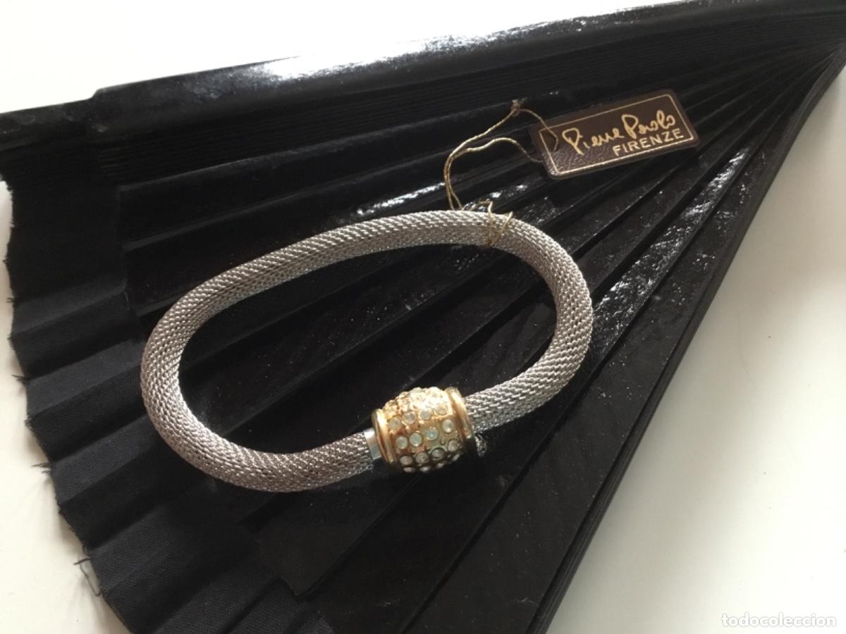 Joyeria: PULSERA BICOLOR DE ESTILO BULGARI. CIRCONIOS - Foto 3