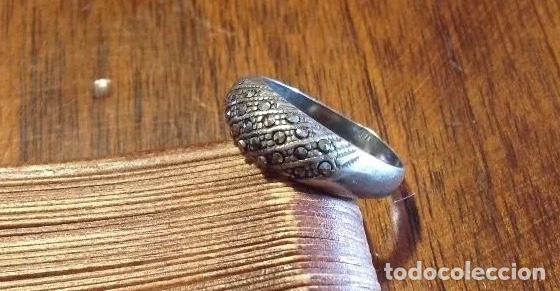 Joyeria: ANILLO DE PLATA CON MARQUESITAS. MEDIDA 18 - Foto 4