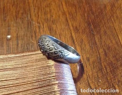 Joyeria: ANILLO DE PLATA CON MARQUESITAS. MEDIDA 18 - Foto 5