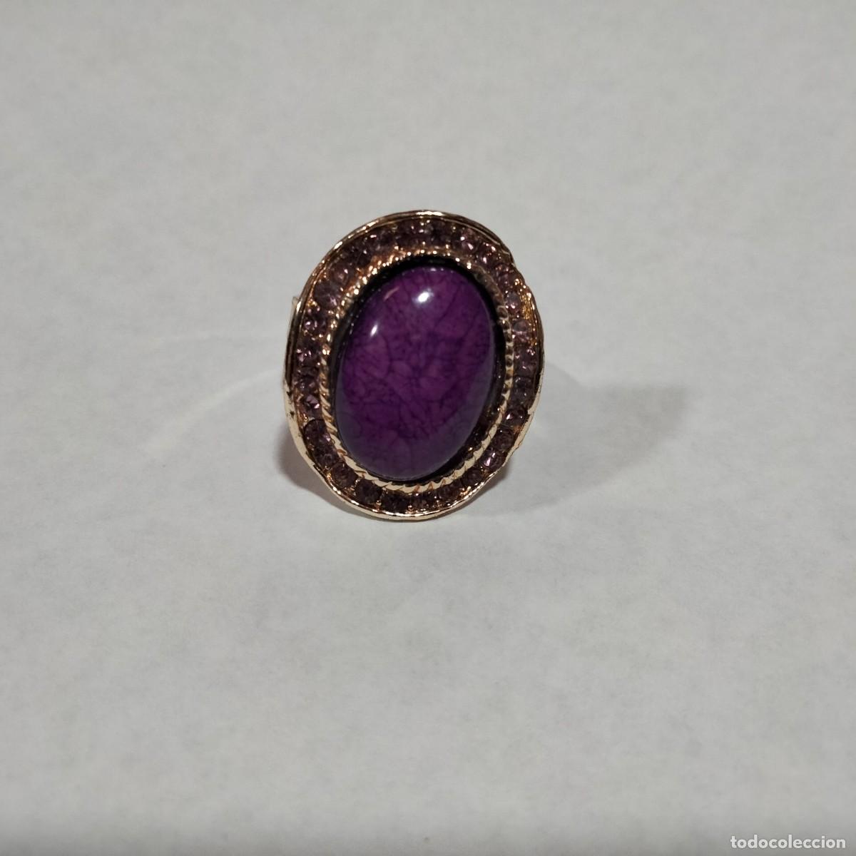Joyeria: precioso anillo ajustable de oro laminado - Foto 1