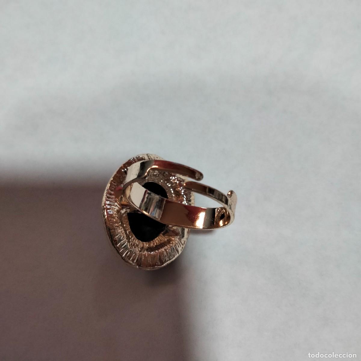 Joyeria: precioso anillo ajustable de oro laminado - Foto 6