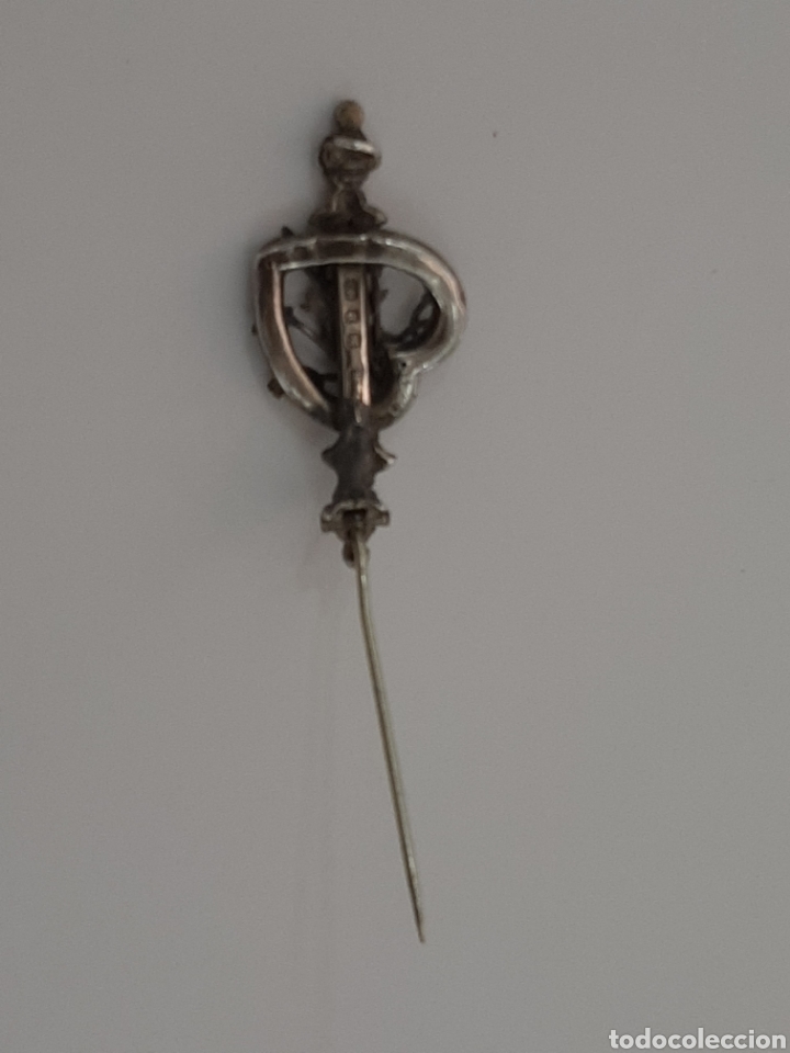 Joyeria: Broche plata y oro ingl&eacute;s antiguo con sellos - Foto 7