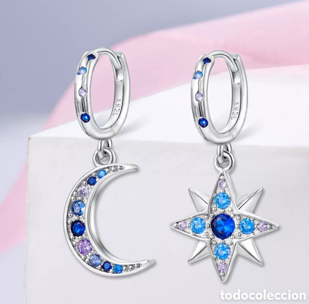 Joyeria: Pendientes de Plata Luna/Estrella ENV&Iacute;O GRATIS!! - Foto 1