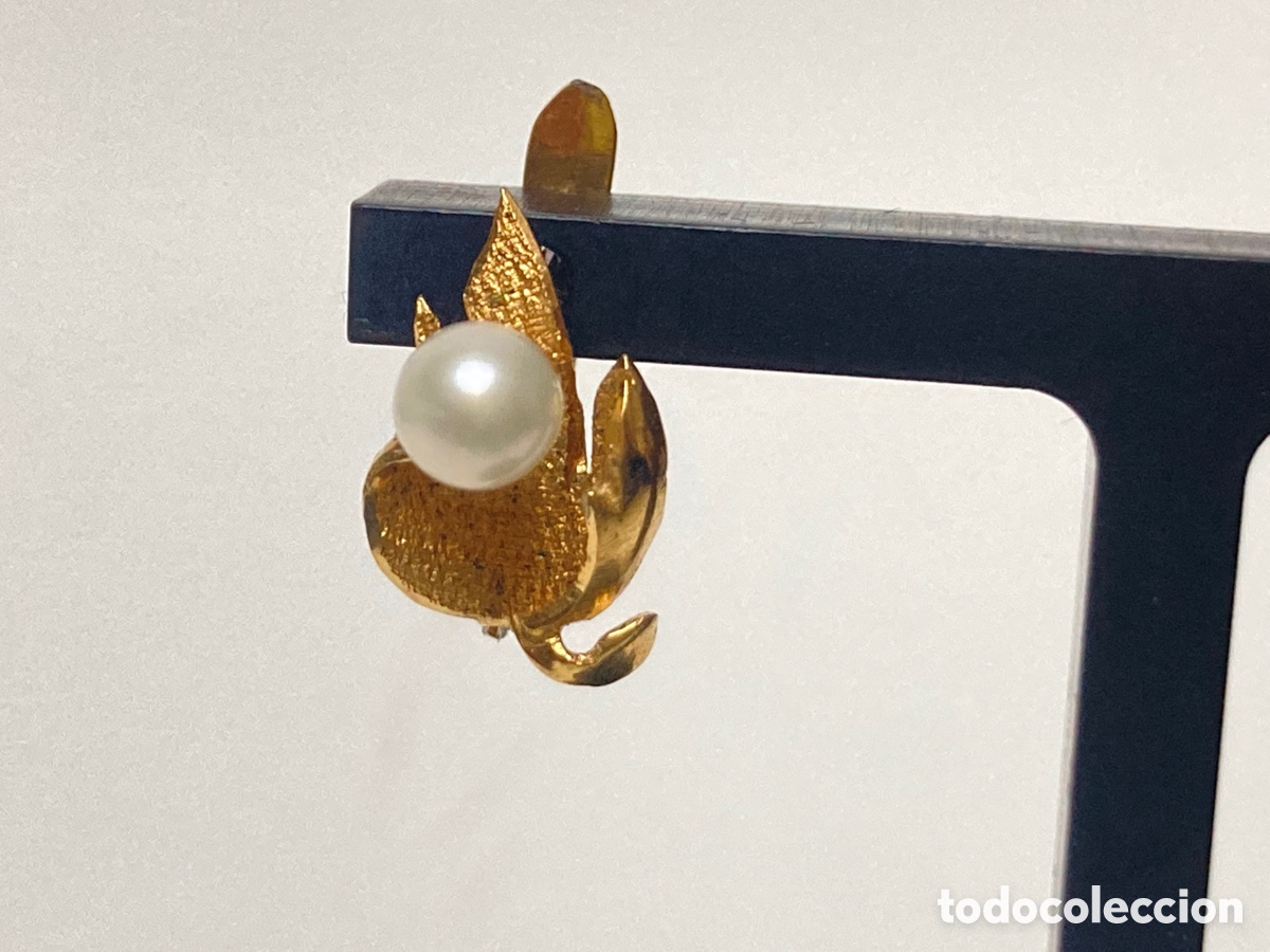 Joyeria: Pendientes de plata chapada oro - Foto 3