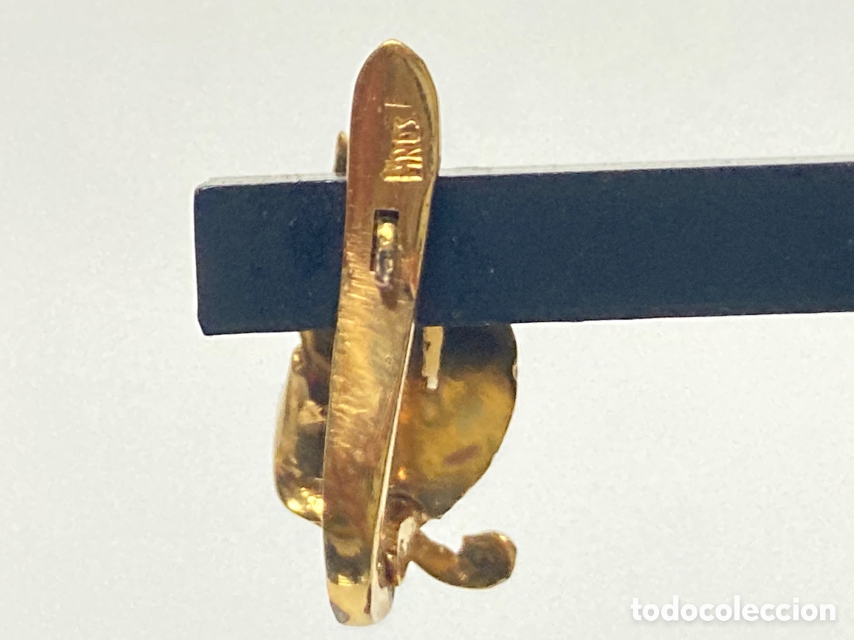 Joyeria: Pendientes de plata chapada oro - Foto 4