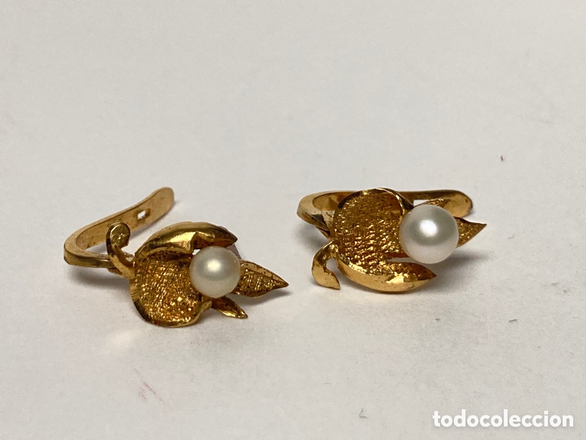 Joyeria: Pendientes de plata chapada oro - Foto 5