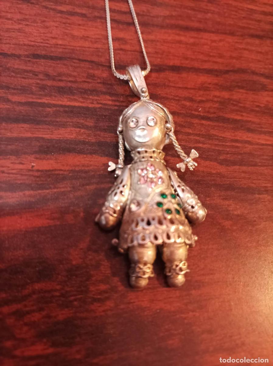 Joyeria: Magn&iacute;fico conjunto de colgante y cadena de plata - Foto 1