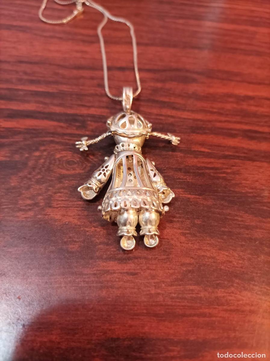 Joyeria: Magn&iacute;fico conjunto de colgante y cadena de plata - Foto 2