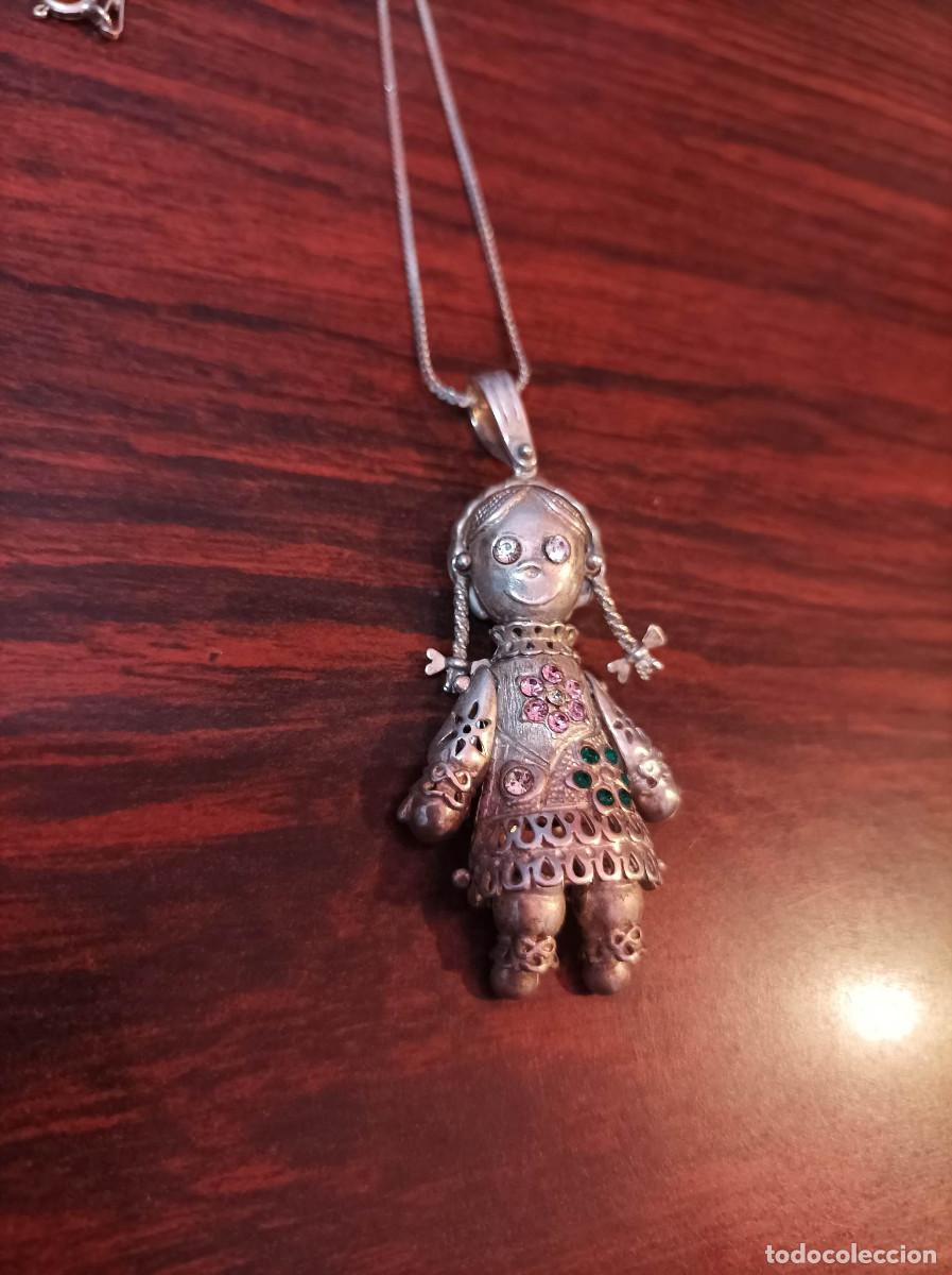 Joyeria: Magn&iacute;fico conjunto de colgante y cadena de plata - Foto 3