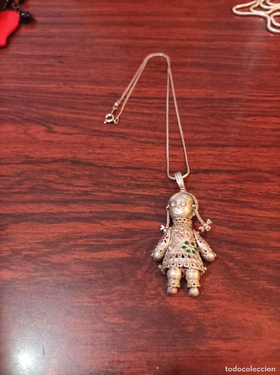 Joyeria: Magn&iacute;fico conjunto de colgante y cadena de plata - Foto 5