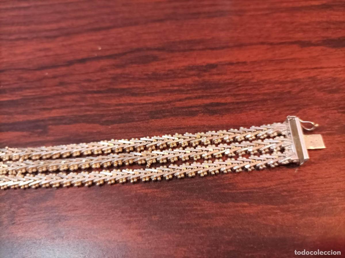 Joyeria: Pulsera trenzada de mujer de plata - Foto 2