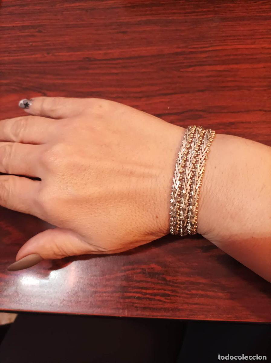 Joyeria: Pulsera trenzada de mujer de plata - Foto 4