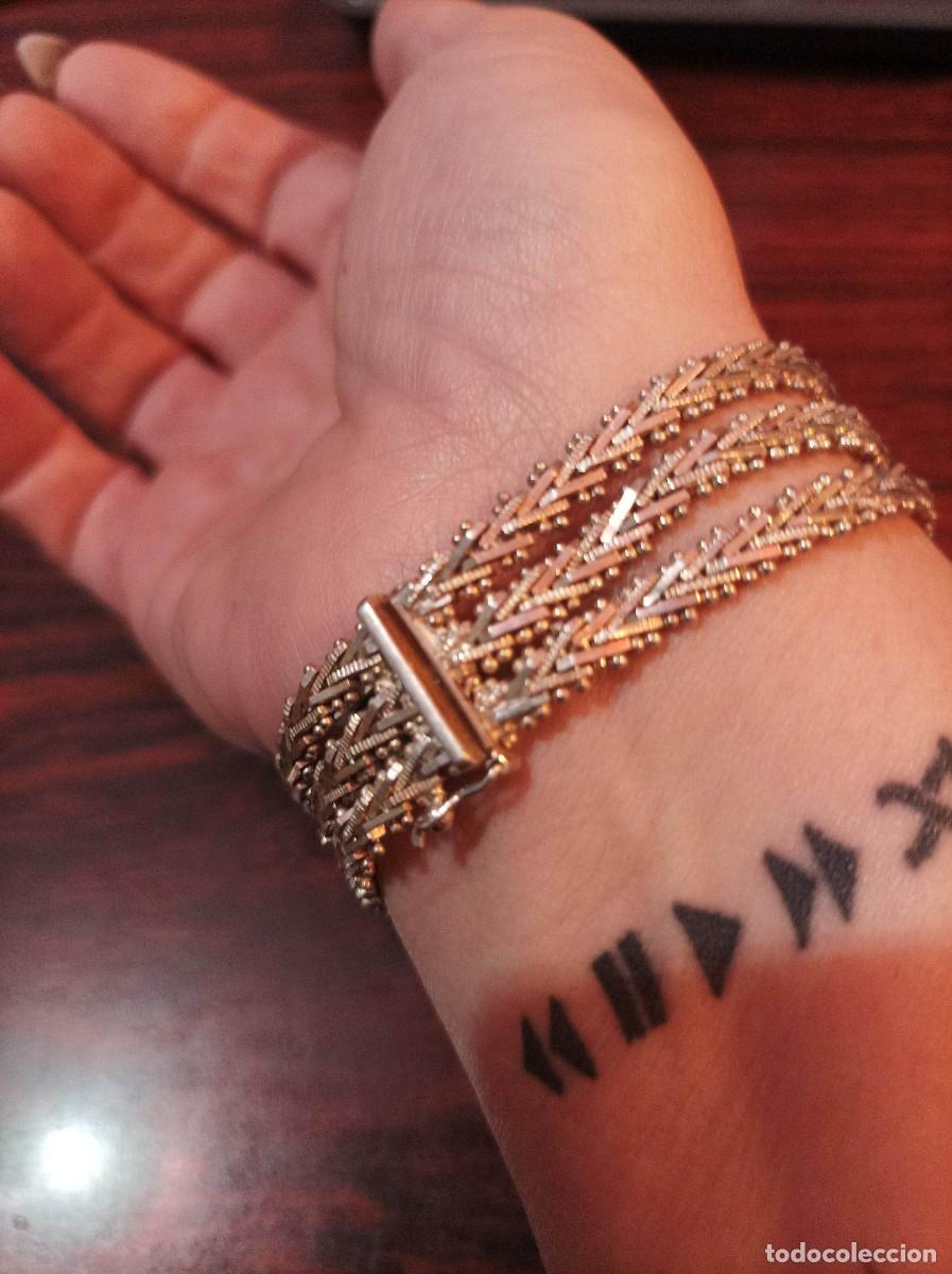 Joyeria: Pulsera trenzada de mujer de plata - Foto 5