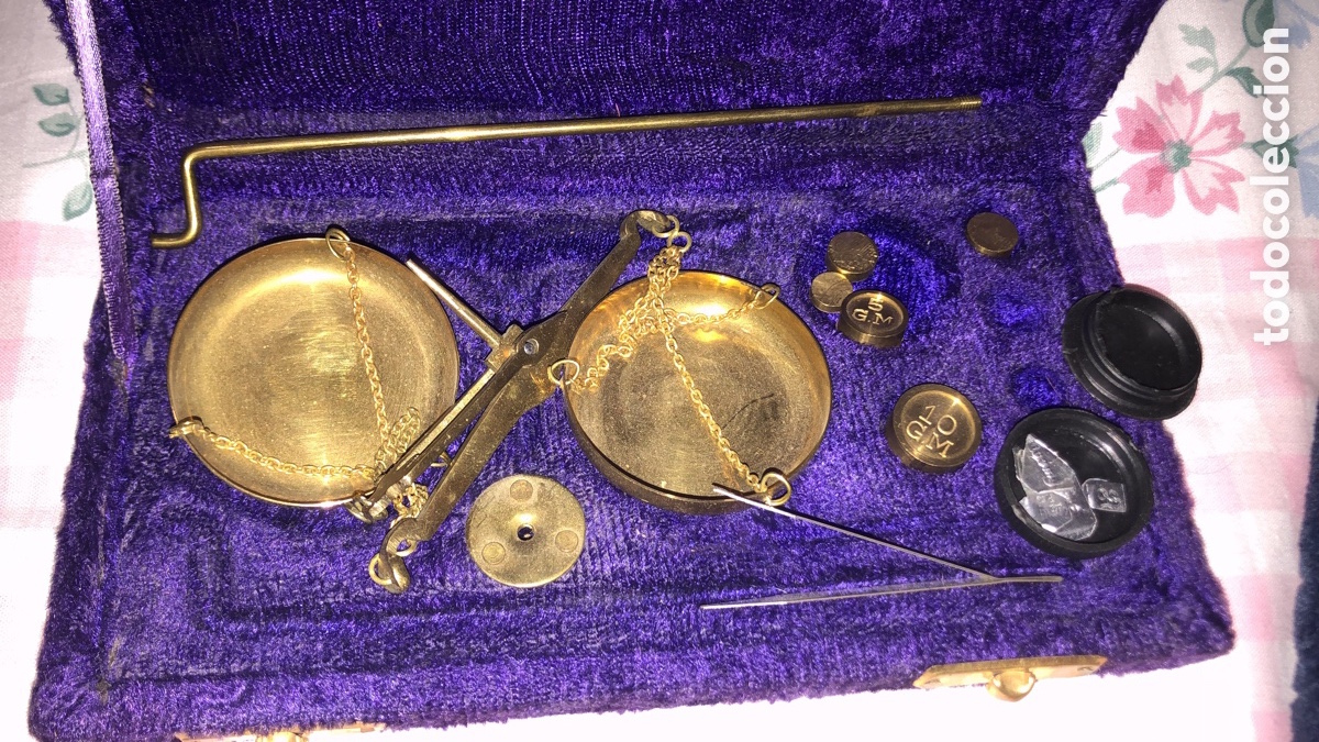 Joyeria: Balanza de bronce para oro, plata&hellip; - Foto 3