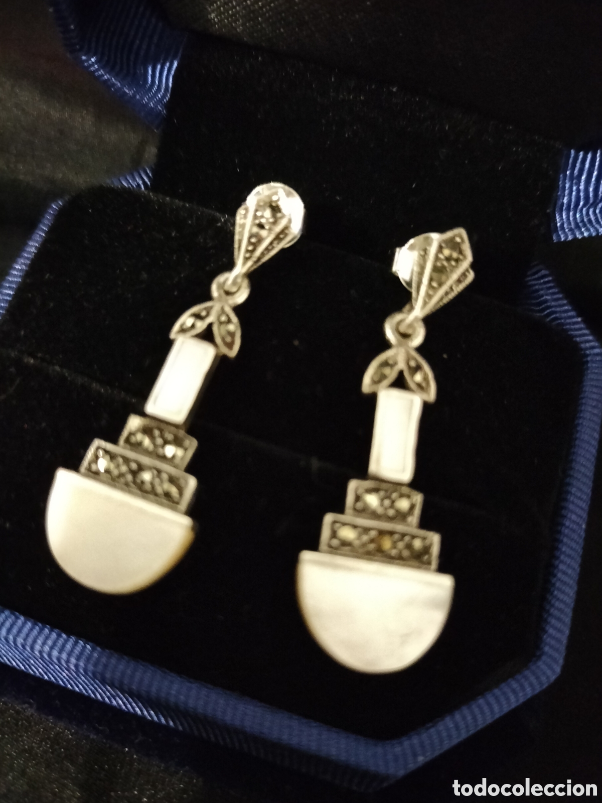 Joyeria: Pendientes plata y nacar - Foto 4