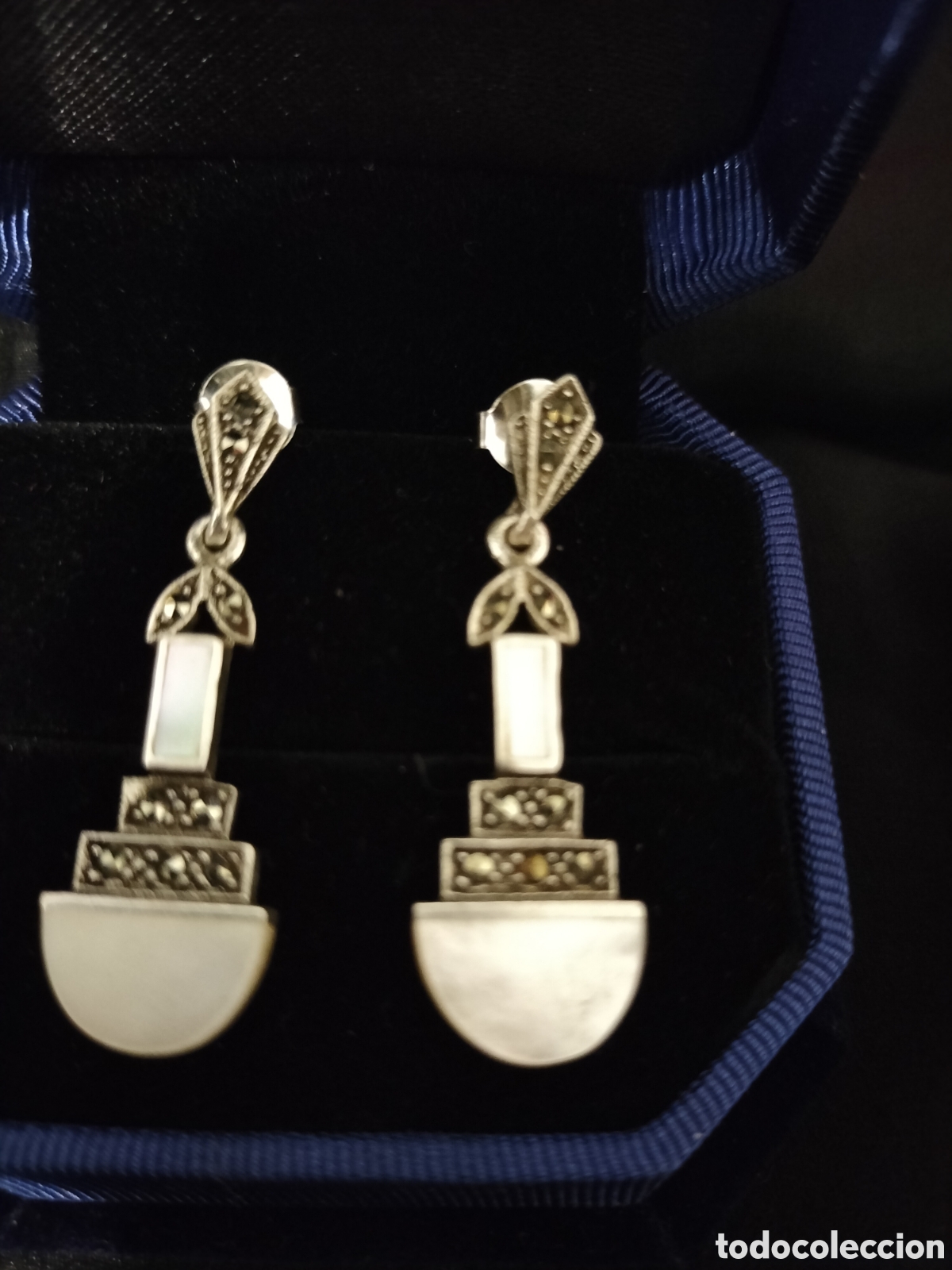 Joyeria: Pendientes plata y nacar - Foto 2