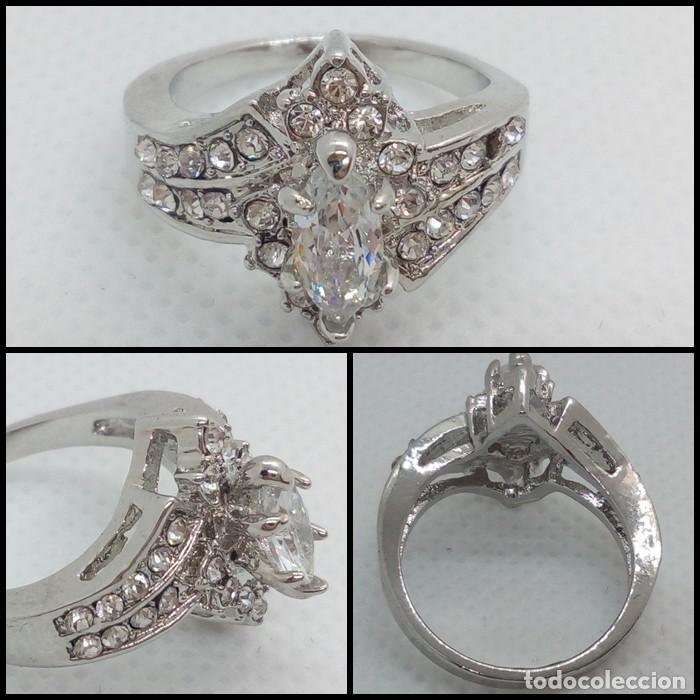Joyeria: Anillo Brillo Real - Talla 7 USA - Foto 1