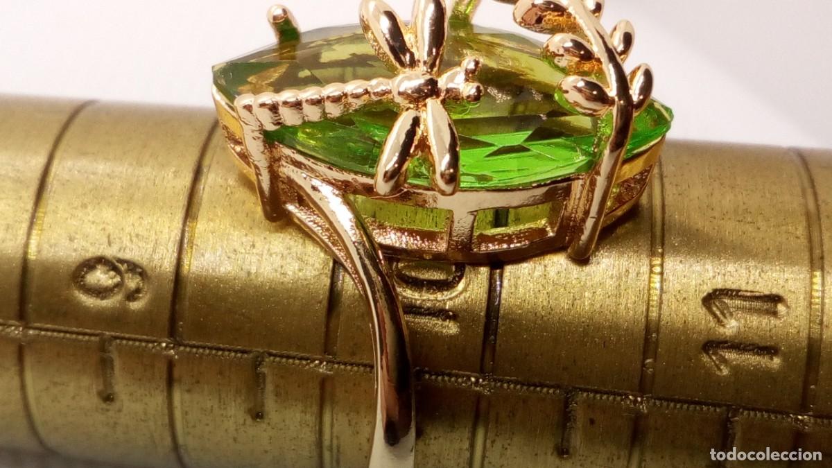 Joyeria: Sortija Lib&eacute;lula Verde - Talla 10 USA - Foto 5