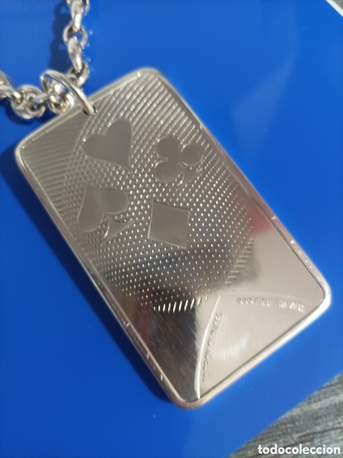 Joyeria: Collar con lingote de plata 999(10onz) - Foto 4