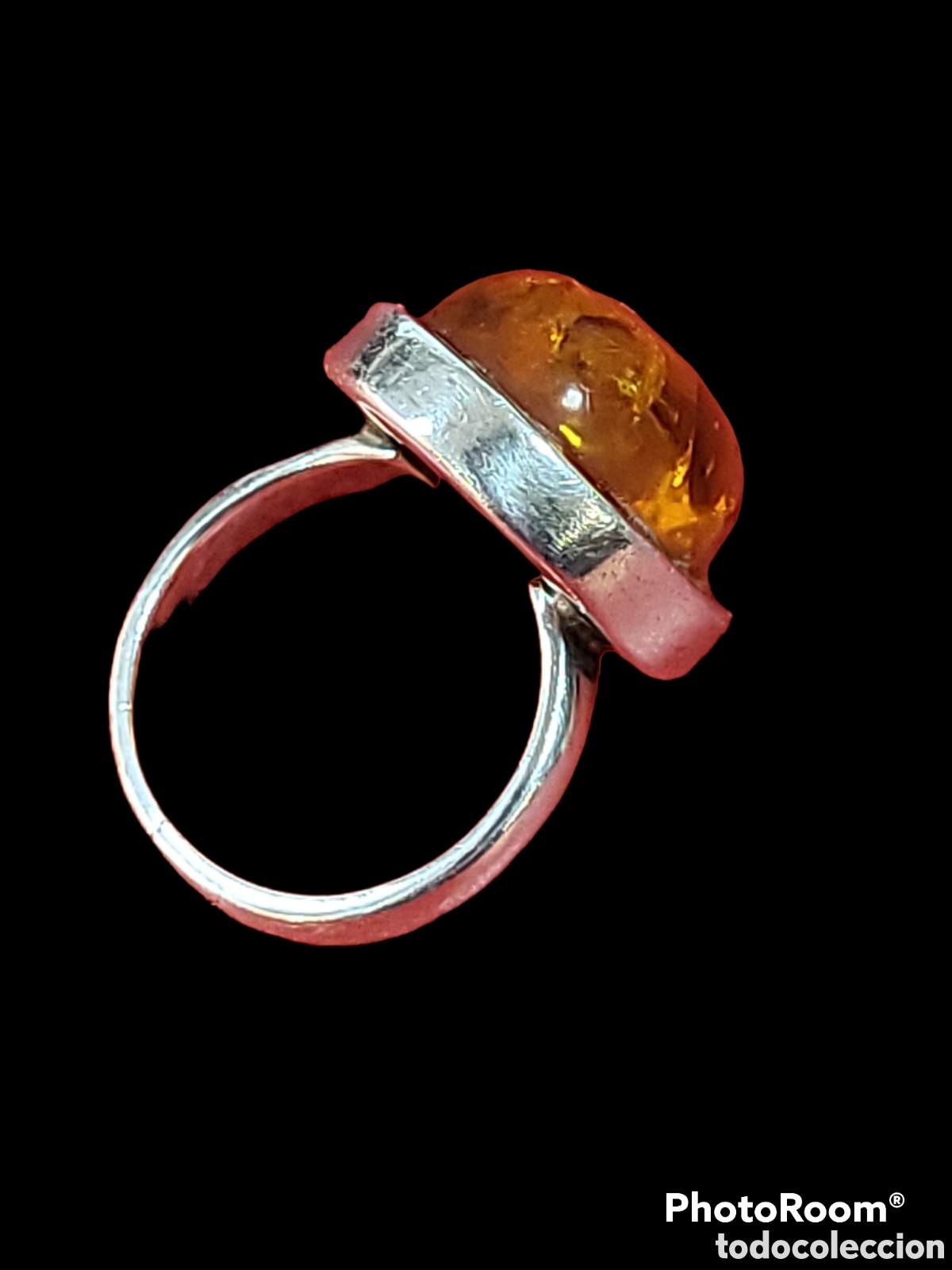 Joyeria: PRECIOSO ANILLO PLATA Y &Aacute;MBAR - Foto 3