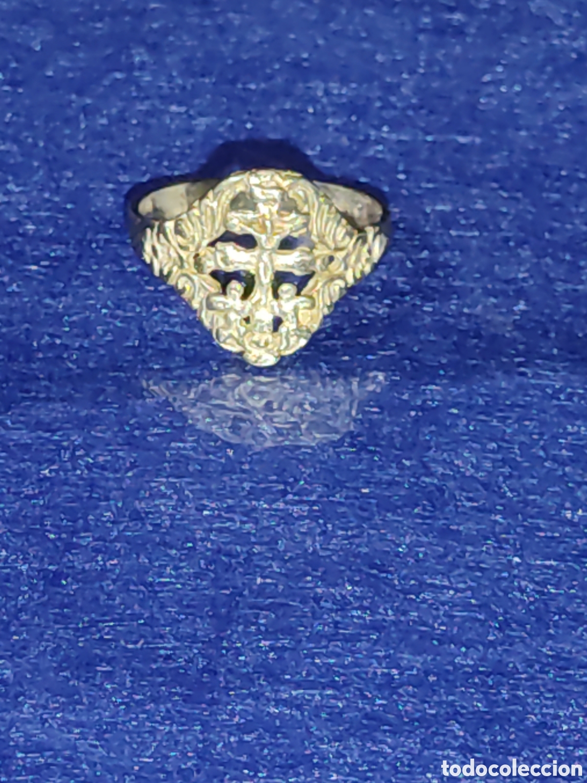 Joyeria: Anillo cruz de Caravaca de plata contrastada. - Foto 3