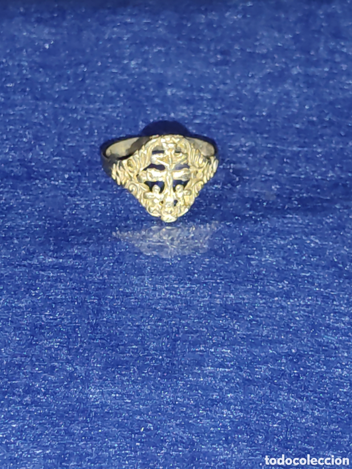 Joyeria: Anillo cruz de Caravaca de plata contrastada. - Foto 4