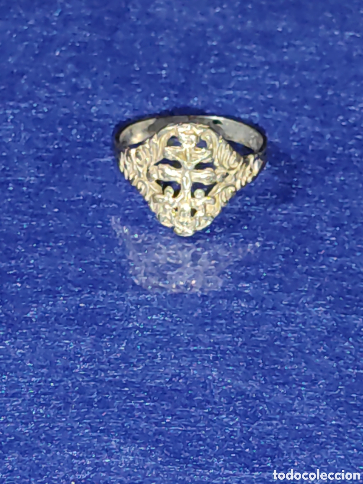 Joyeria: Anillo cruz de Caravaca de plata contrastada. - Foto 6