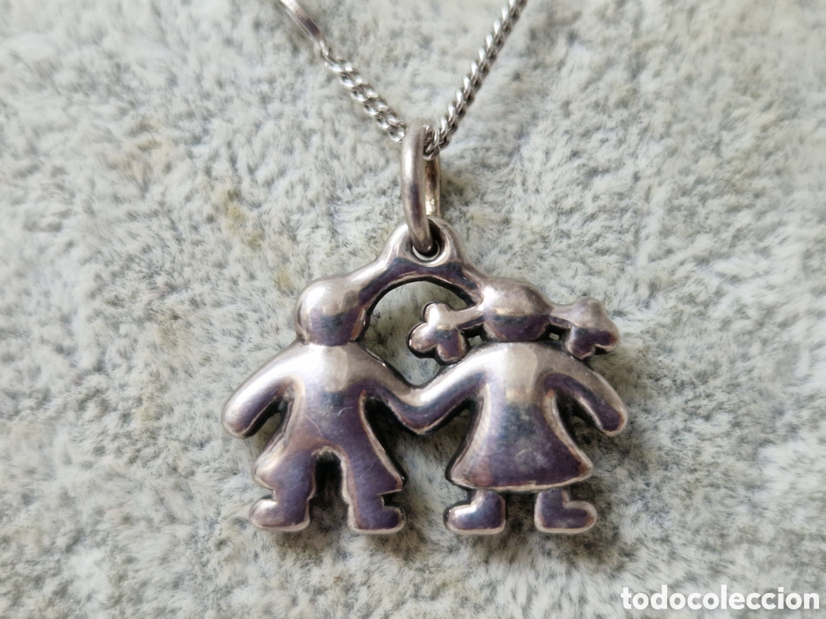Joyeria: CADENA Y COLGANTE EN PLATA DE LEY CONTRASTES - Foto 1