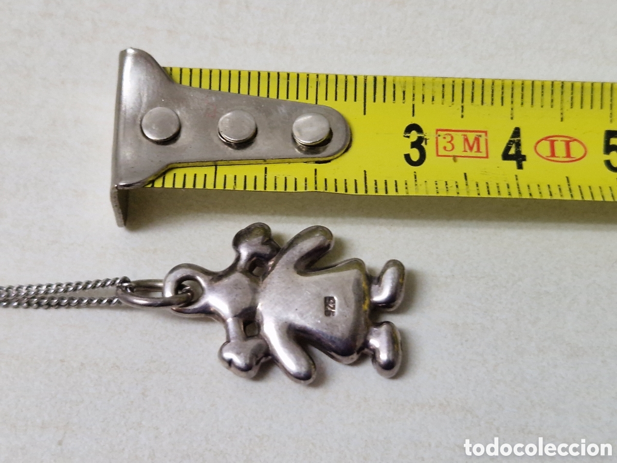 Joyeria: CADENA Y COLGANTE EN PLATA DE LEY CONTRASTES - Foto 4