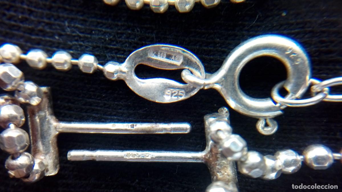 Joyeria: CONJUNTO PULSERA Y PENDIENTES PLATA - Foto 5