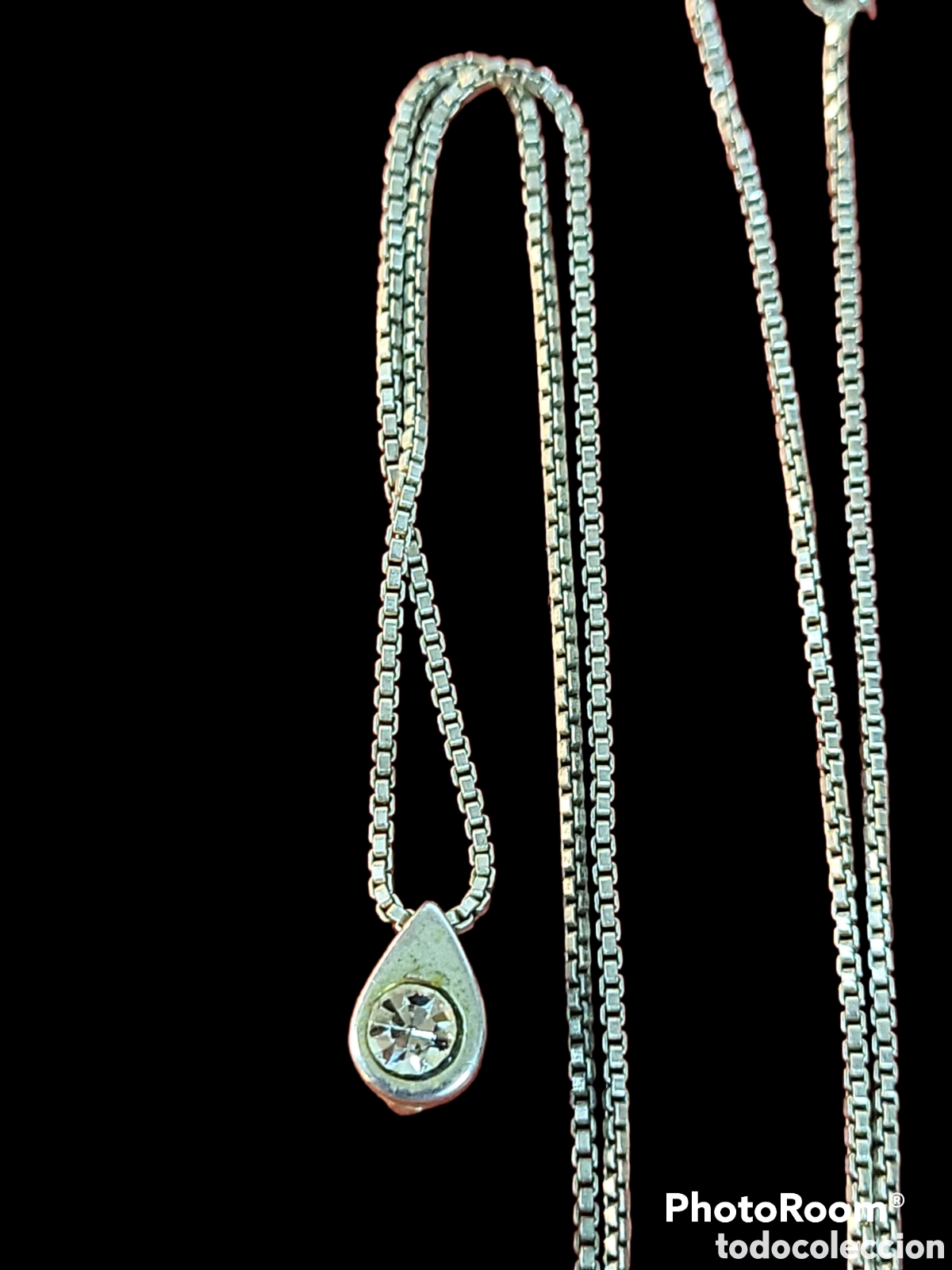 Joyeria: CADENA Y COLGANTE DE PLATA - Foto 1
