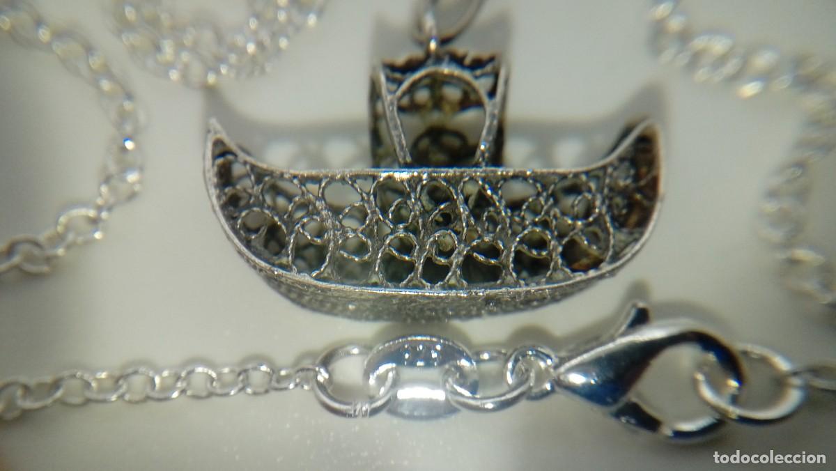 Joyeria: COLGANTE PLATA GONDOLA REPUJADA - Foto 1