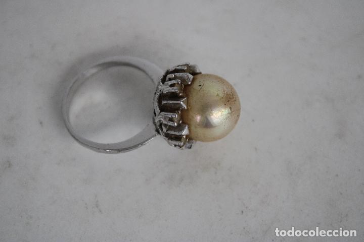 Joyeria: anillo de plata y perla - Foto 1