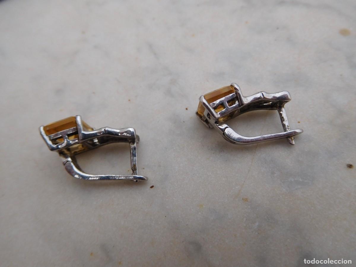 Joyeria: Pendientes de plata y piedras - Foto 4