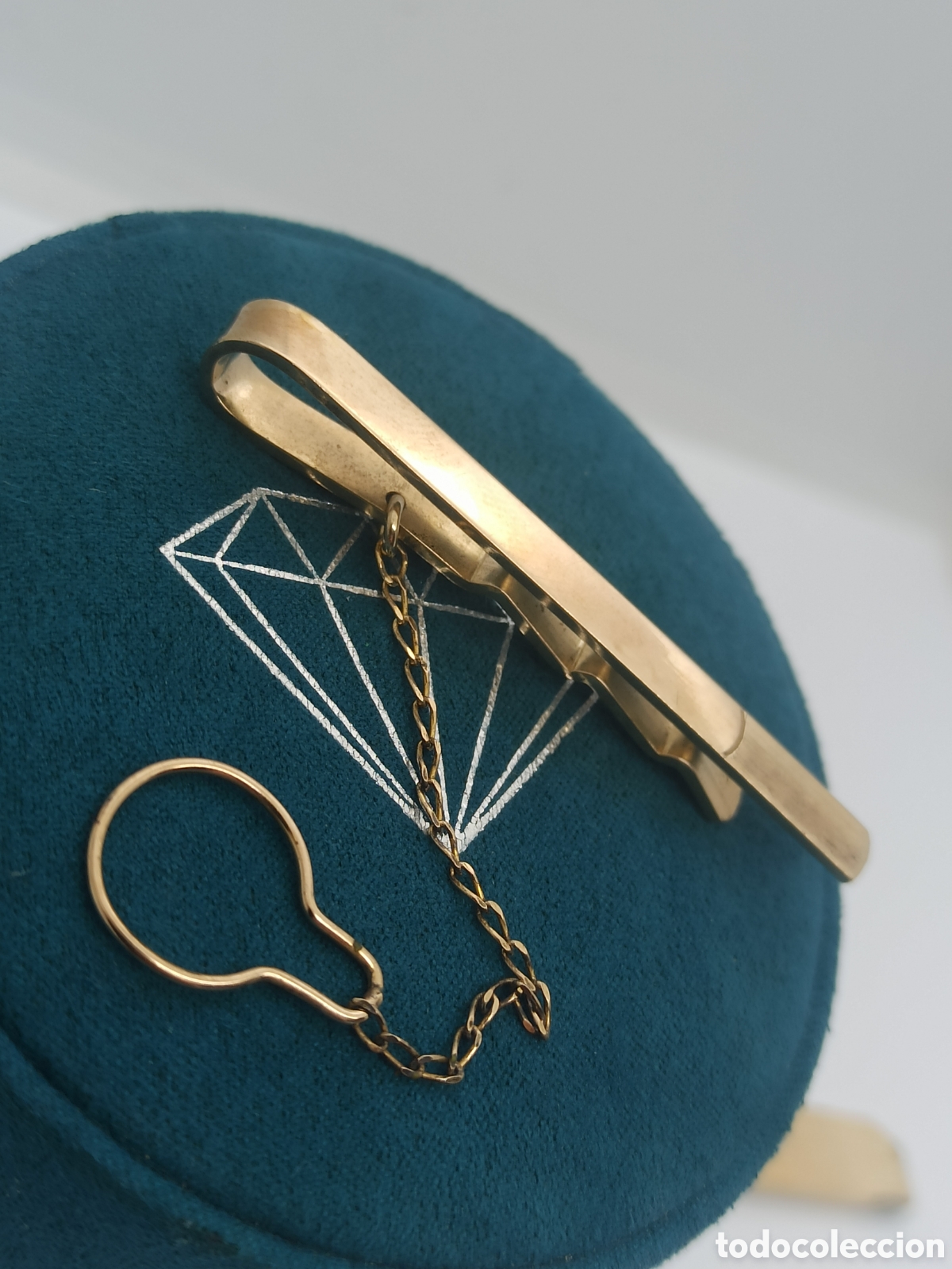 Joyeria: Pisacorbatas plata 925 vermeil - Foto 3