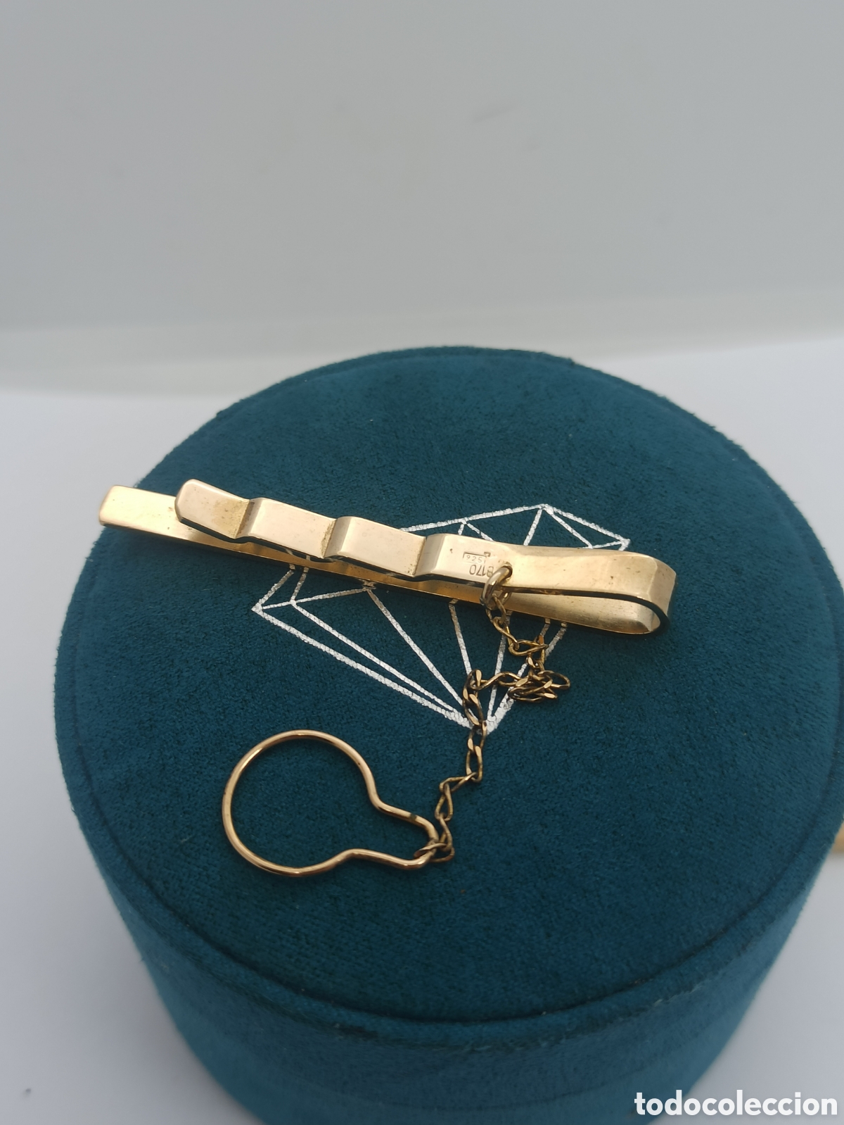 Joyeria: Pisacorbatas plata 925 vermeil - Foto 4