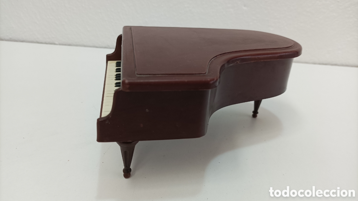 Joyeria: Joyero antiguo Musical forma de piano - Foto 5