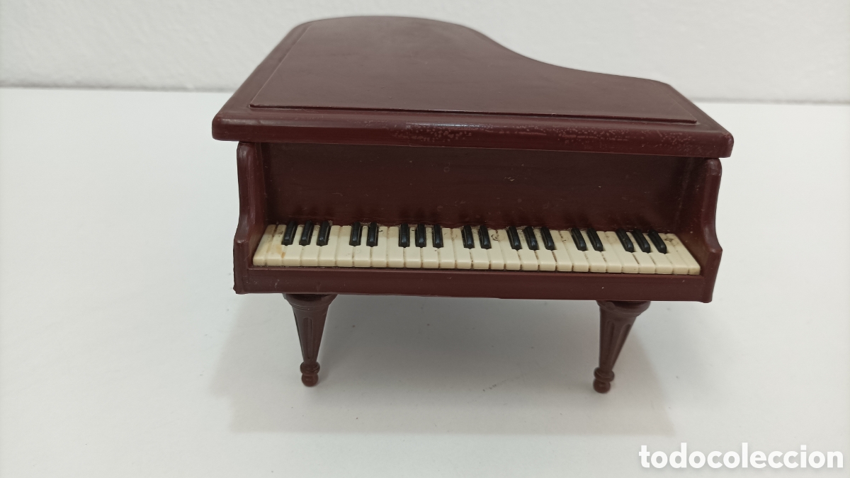 Joyeria: Joyero antiguo Musical forma de piano - Foto 6