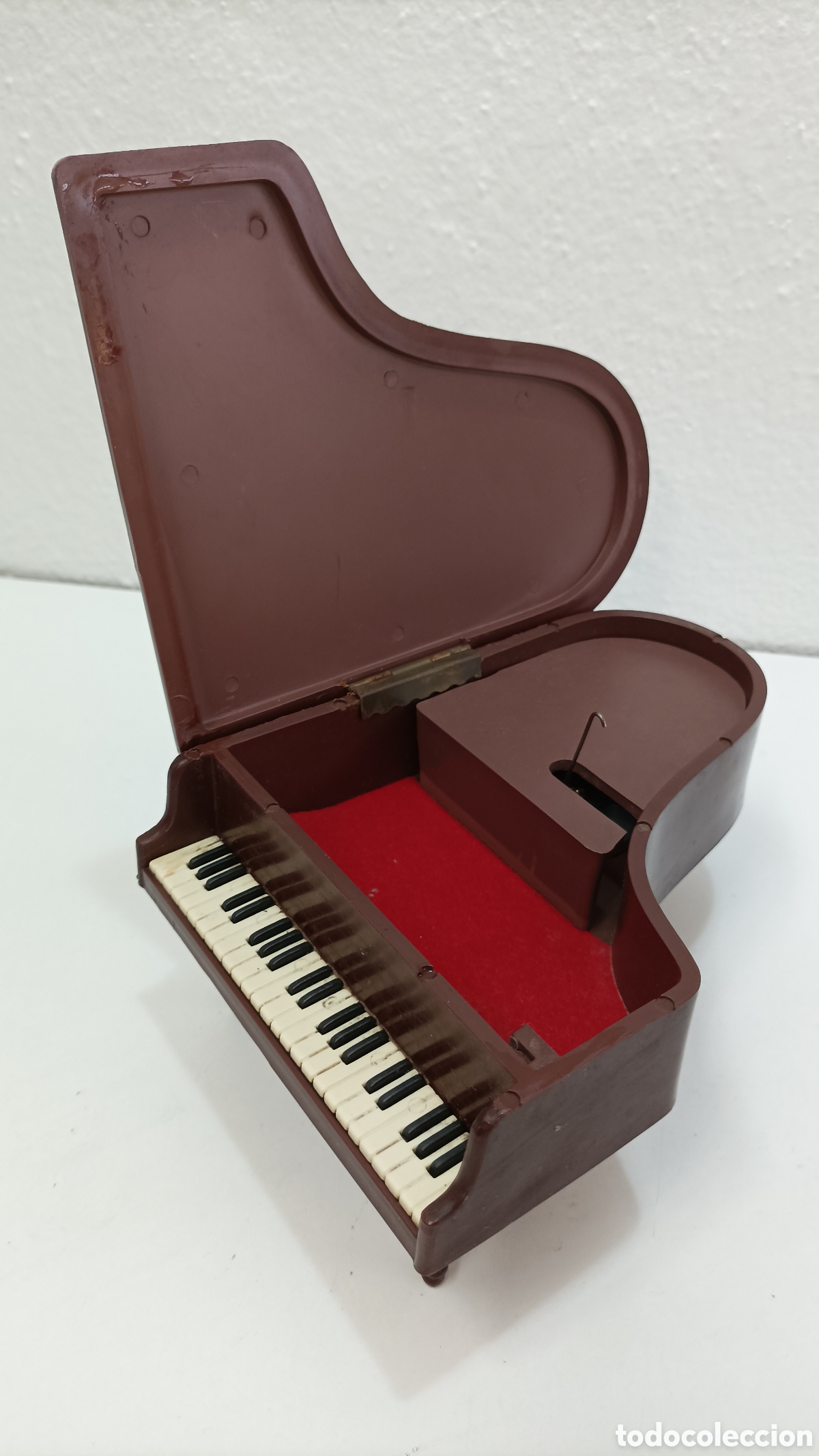 Joyeria: Joyero antiguo Musical forma de piano - Foto 1