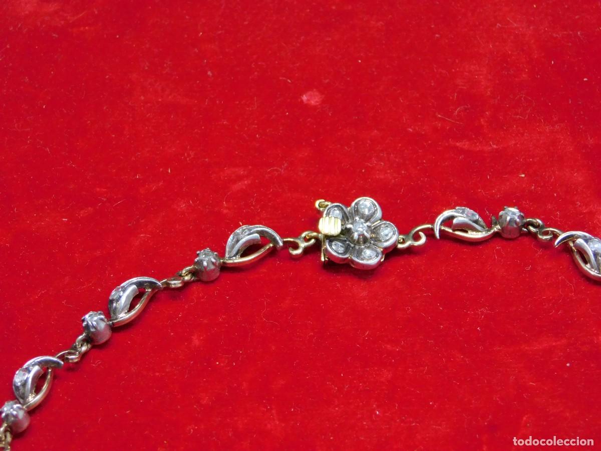 Joyeria: COLLAR DE PLATA, ORO Y DIAMANTES - Foto 19