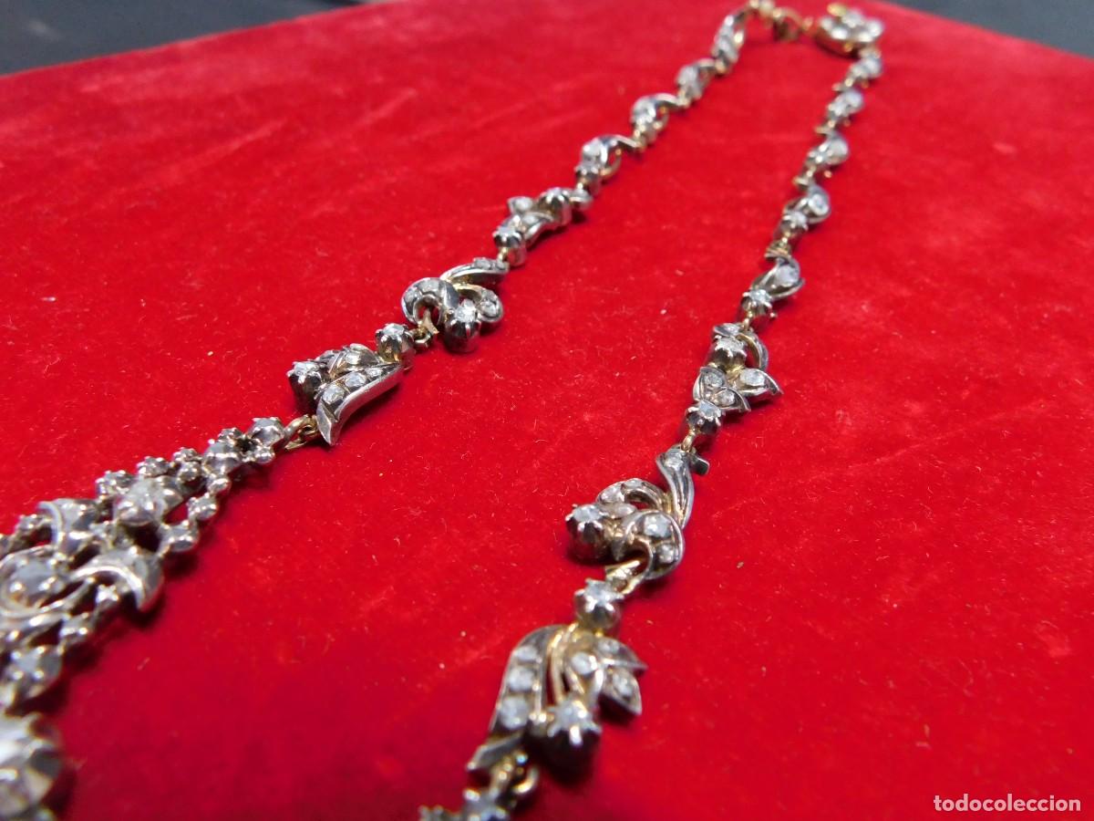 Joyeria: COLLAR DE PLATA, ORO Y DIAMANTES - Foto 22