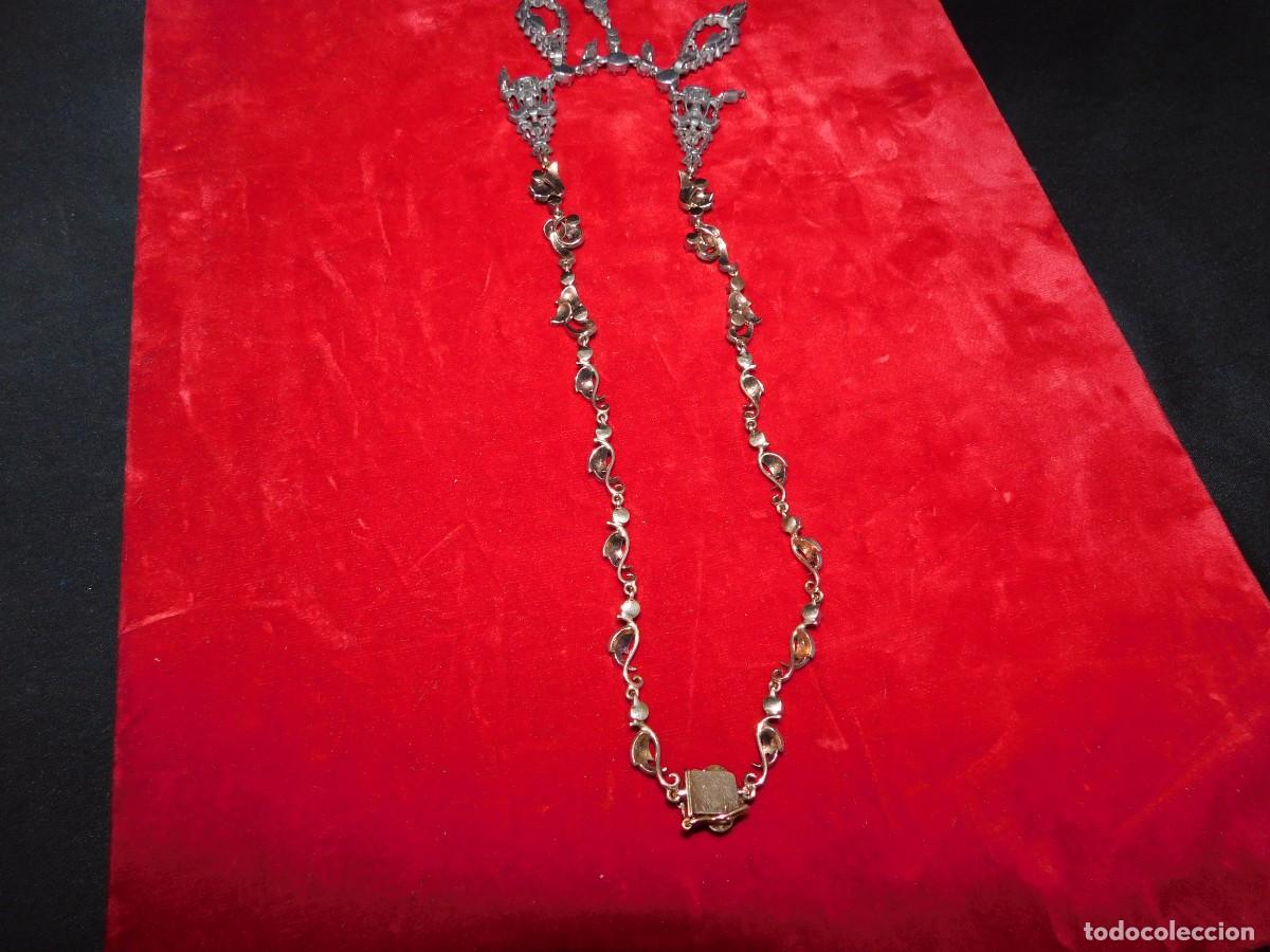 Joyeria: COLLAR DE PLATA, ORO Y DIAMANTES - Foto 23