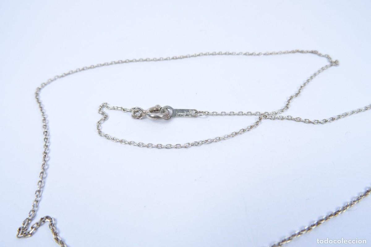 Joyeria: Colgante pergamino y cadena en plata 925 - Foto 8