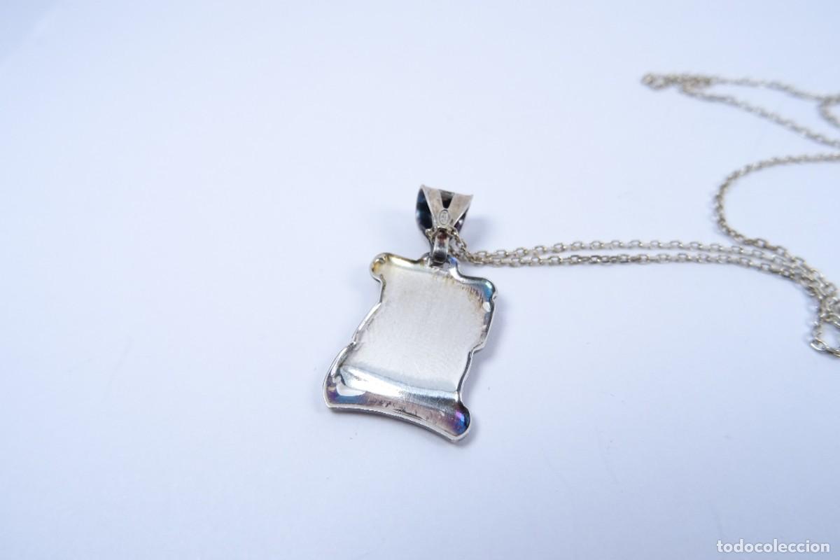 Joyeria: Colgante pergamino y cadena en plata 925 - Foto 9