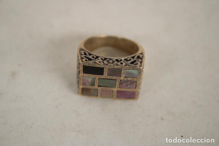 Joyeria: anillo nacar y plata 925 - Foto 3